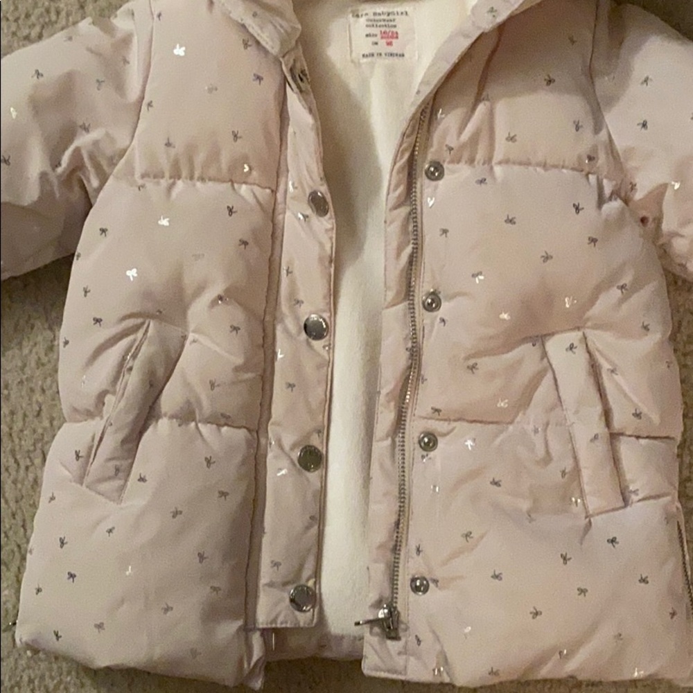 Zara toddler girls down coat - Picture 6 of 8